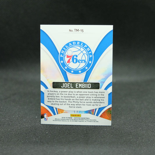2018-19 Joel Embiid Certified The Mighty TM-15