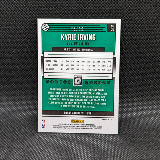 2018-19 Kyrie Irving Donruss Optic Red Choice Prizm /88