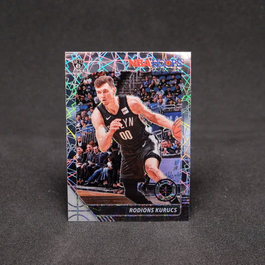 Rodions Kurucs 2019-20 NBA Hoops Premium Stock Laser Prizm