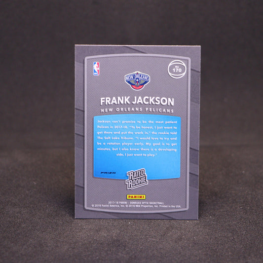 2017-18 Frank Jackson - Donruss Optic Rated Rookie Blue Velocity Prizm