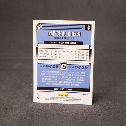 2018-19 Panini Donruss Optic Blue Velocity Prizm JaMychal Green