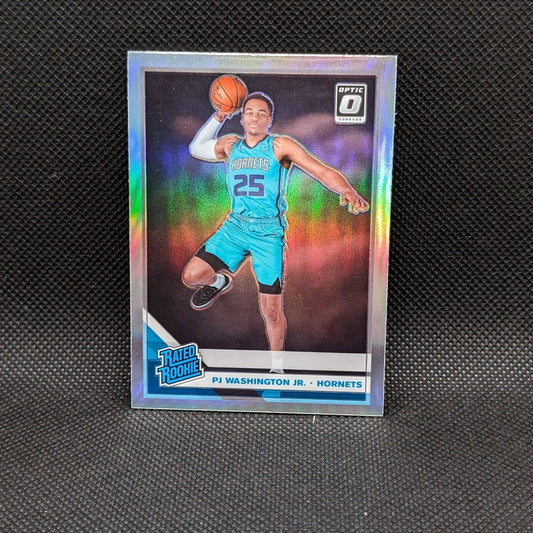 2019-20 PJ Washington Jr Donruss Optic Rated Rookie Silver Holo Rookie Card #152