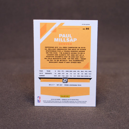 2019-20 Paul Millsap - Donruss Optic Holo Silver Prizm