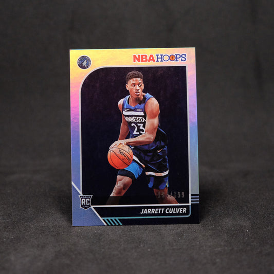2019-20 Jarrett Culver NBA Hoops Holo /199 Rookie Card