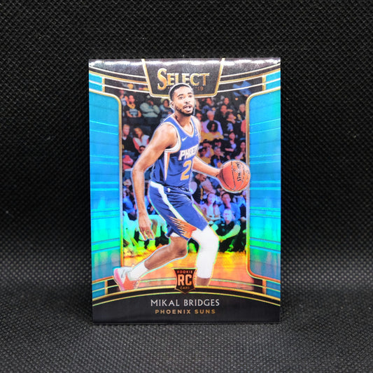 2018-19 Select Mikal Bridges Light Blue Prizm /299 Rookie Card #95