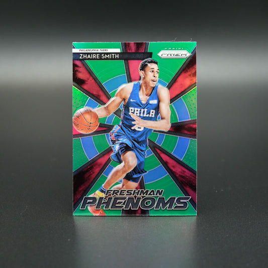 2018-19 Zhaire Smith Prizm - Freshman Phenoms Green Prizm Rookie