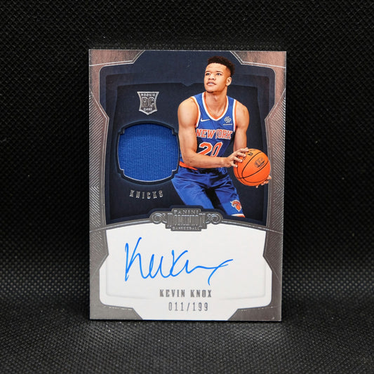 2018-19 Kevin Knox Dominion #152 Rookie Patch Auto /199