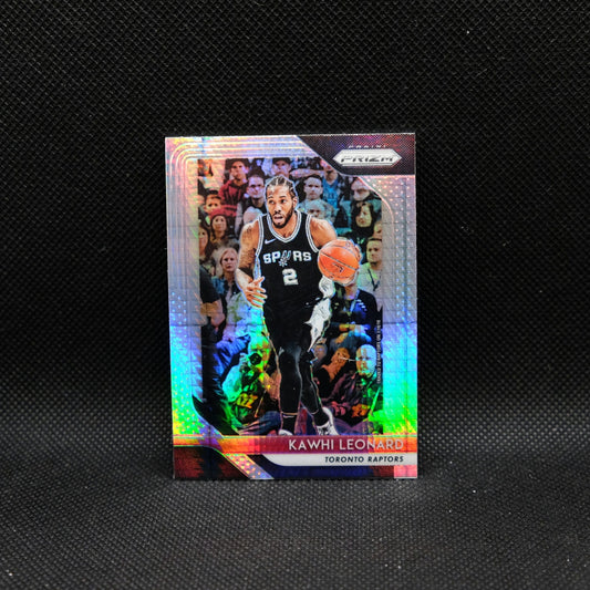 2018-19 Panini Prizm Kawhi Leonard #53 Hyper Silver Prizm