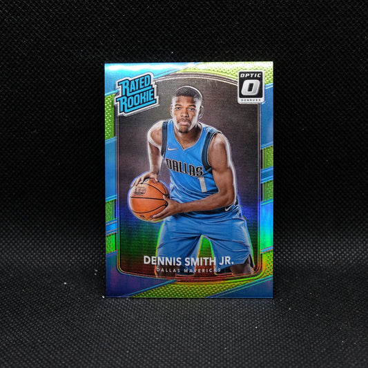 2017-18 Donruss Optic Dennis Smith Jr. Rated Rookie Lime Green Prizm /175