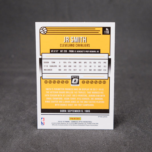 2018-19 Panini Donruss Optic Purple Prizm JR Smith