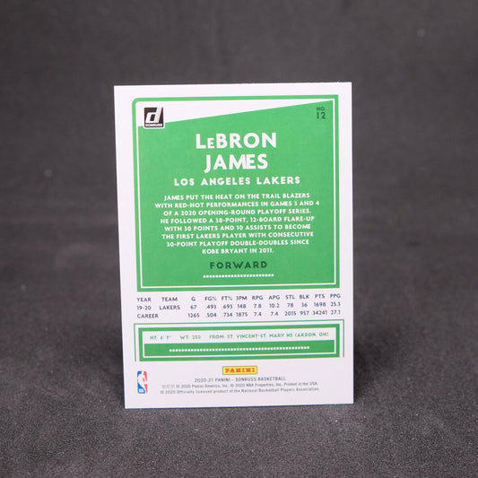 LeBron James 2020-21 Donruss - #12