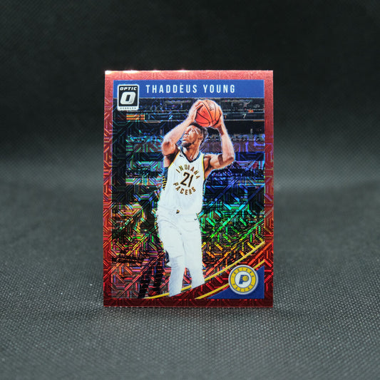2018-19 Donruss Optic Thaddeus Young Choice Red Prizm /88
