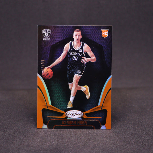 2018-19 Dzanan Musa - Certified Orange Rookie Card /99