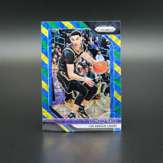 2018-19 Lonzo Ball Prizm Choice Blue Yellow Green