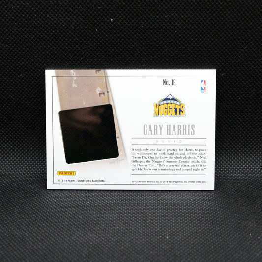 2013-14 Panini Signatures Gary Harris #19 Rookie Card