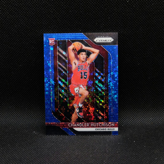 2018-19 Prizm Chandler Hutchison #70 Fast Break Blue Prizm Rookie Card 157/175
