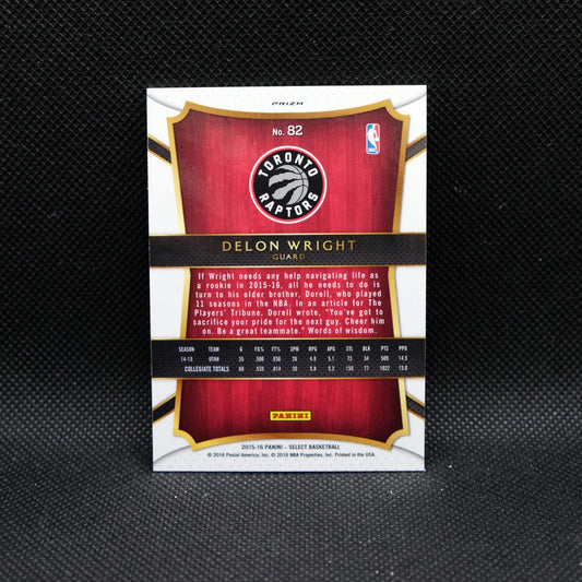 2015-16 Panini Select Delon Wright #82 Silver Prizm Rookie Card (#1)