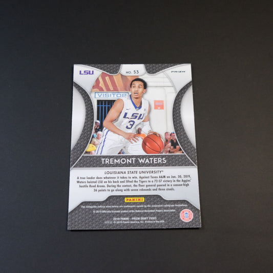2019-20 Tremont Waters Prizm Draft Picks #53 Silver Prizm Rookie Card