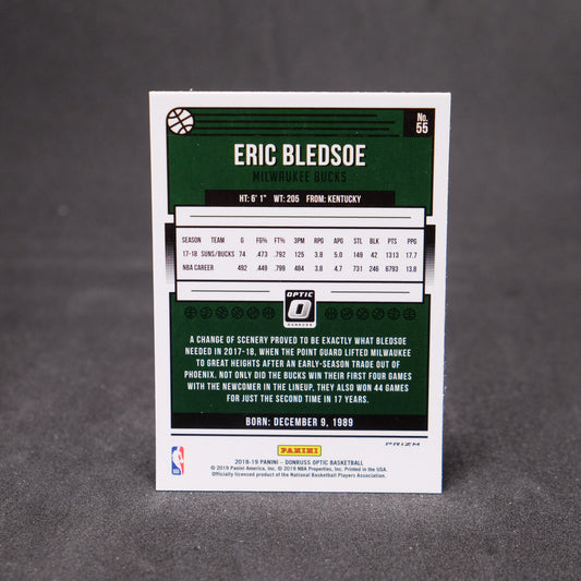 2018-19 Panini Donruss Optic Blue Velocity Prizm Eric Bledsoe
