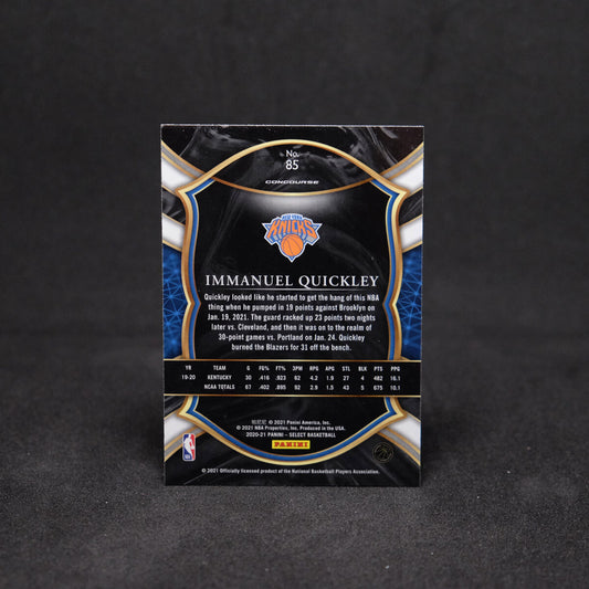2020-21 Immanual Quickley Rookie Card Lot