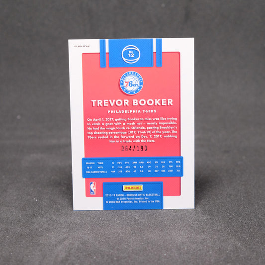 2017-18 Trevor Booker Donruss Optic Fast Break Orange Prizm /193