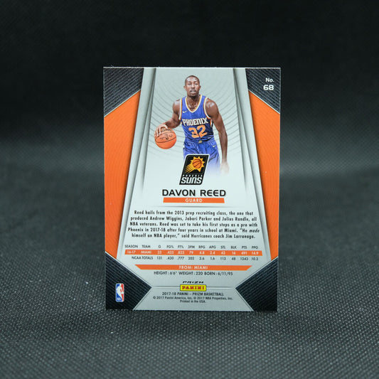 2017-18 Davon Reed Silver Prizm Rookie Card