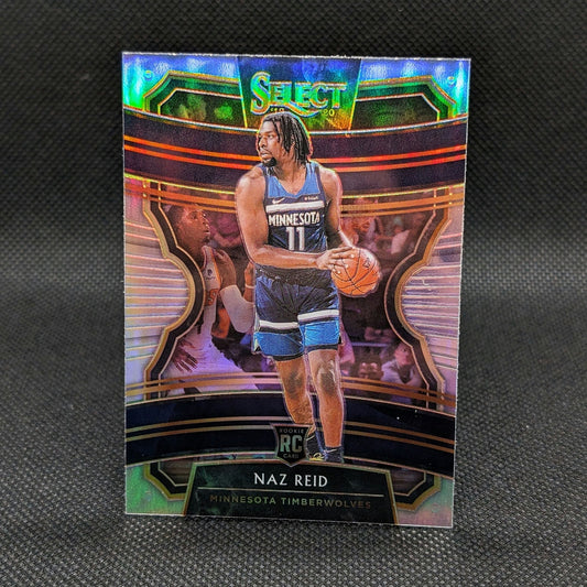 2019-20 Naz Reid Select Concourse Level Rookie Card RC #39 Silver Prizm