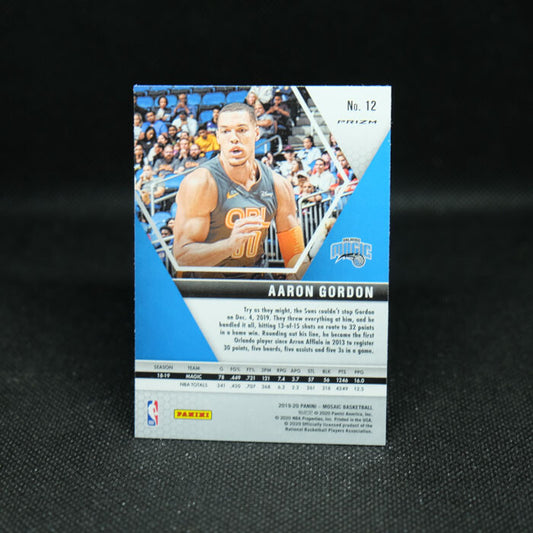 2019-20 Mosaic Aaron Gordon Silver Mosaic Prizm