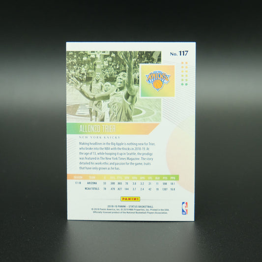 2018-19 Allonzo Trier Status Green Rookie Card