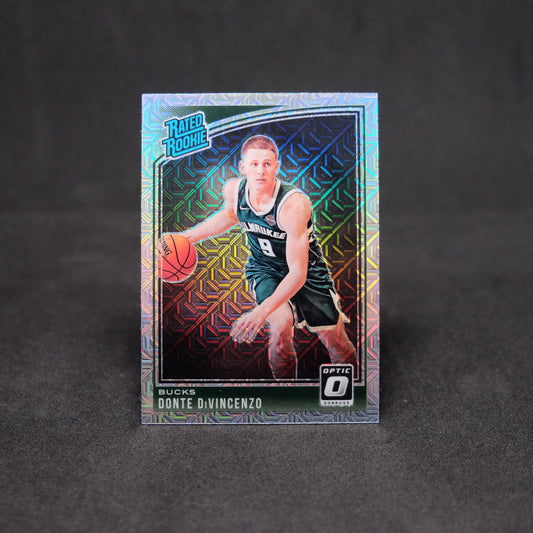 2018-19 Donte Divincenzo Panini Donruss Optic Rated Rookie Silver Mojo Prizm SP