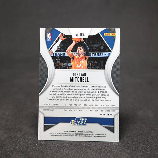 2019-20 Donovan Mitchell Panini Prizm Blue Prizm /199
