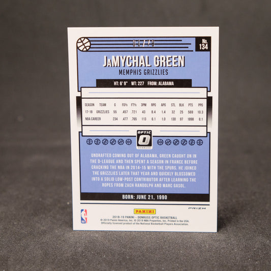 2018-19 JaMychal Green Panini Donruss Optic Pink Velocity Prizm /79