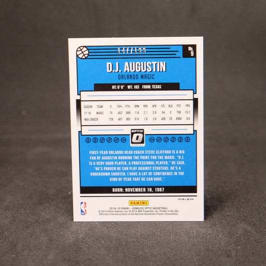 2018-19 Panini Donruss Optic Orange Prizm D. J. Augustin /199