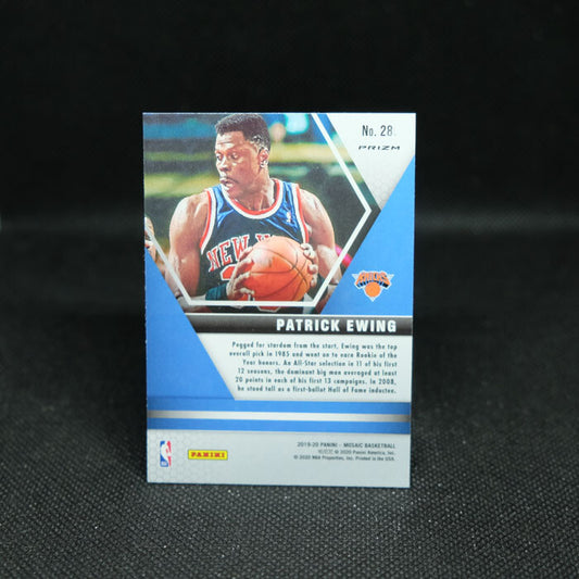 2019-20 Mosaic Patrick Ewing Hall of Fame Pink Camo Prizm