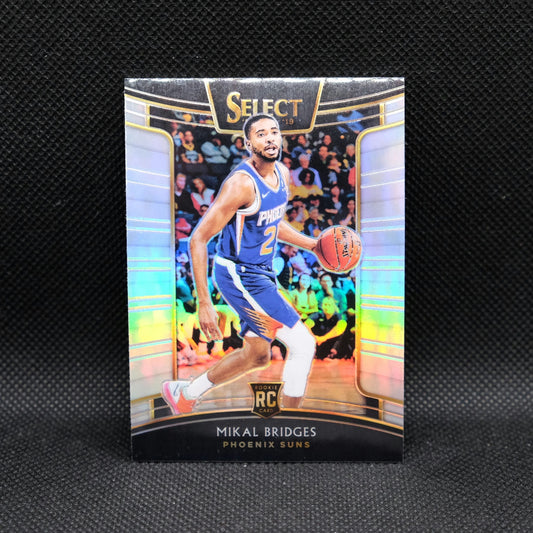 2018-19 Select Mikal Bridges Silver Prizm Rookie Card #95