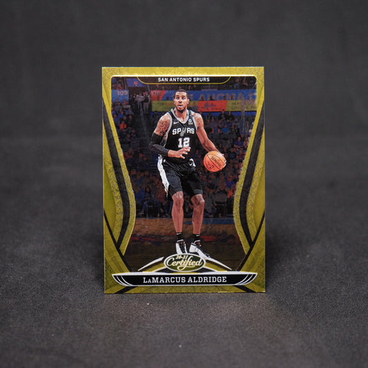 2020-21 LaMarcus Aldridge Certified #28 Gold