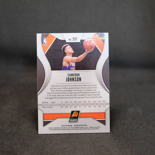 2019-20 Panini Prizm Cameron Johnson #257 Rookie Card