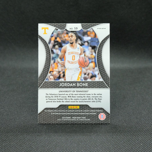 2019-20 Jordan Bone Prizm Draft #59 Red Prizm Rookie Card