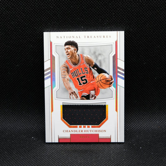 2018-19 National Treasures Chandler Hutchison Rookie Materials RC /25