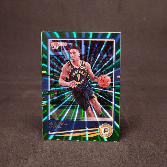 Malcolm Brogdon 2020-21 Donruss - Green Laser