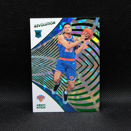 2018-19 Kevin Knox Revolution #131 New Year Green Cracked Ice RC /88