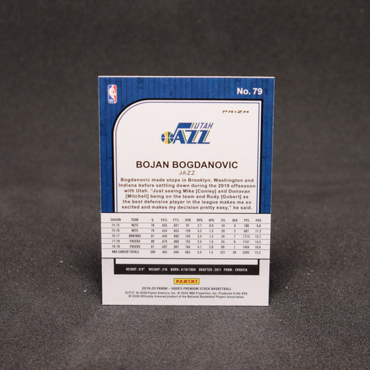 Bojan Bogdanovic 2019-20 NBA Hoops Premium Stock Laser Prizm