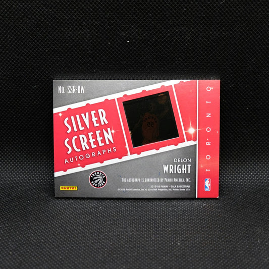 2015-16 Panini Gala Delon Wright Silver Screen Autographs /60 Rookie