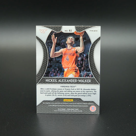 2019-20 Nickeil Alexander-Walker Prizm Draft #82 Silver Prizm