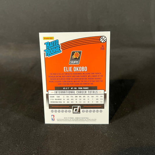 2018-19 Elie Okobo Donruss Rated Rookie Press Proof RC /349