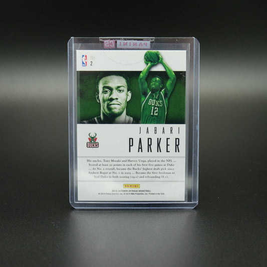 2013-14 Jabari Parker Intrigue Gold Rookie Card