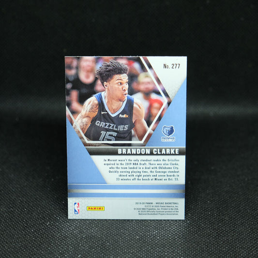 2019-20 Mosaic Brandon Clarke NBA Debut Rookie Card