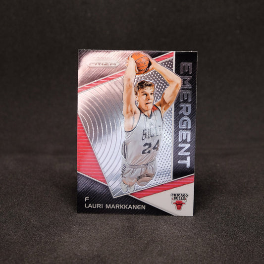 Lauri Markkanen 2017-18 Prizm Emergent Rookie Card