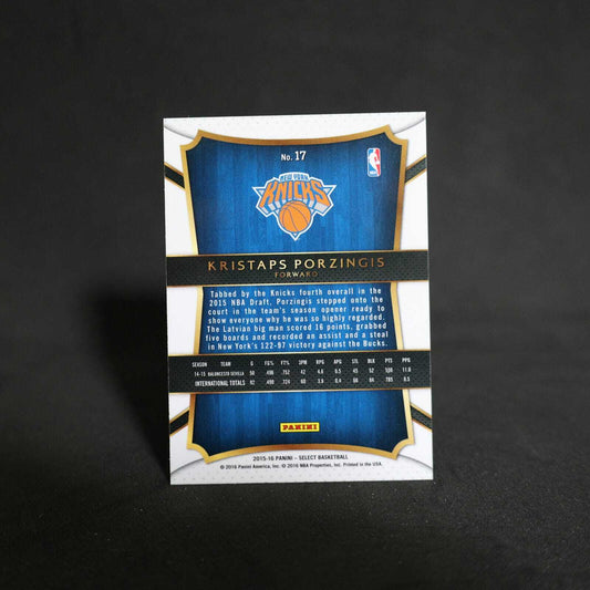 2015-16 Kristaps Porzingis Select #17 Rookie Card