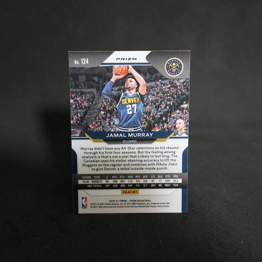 2020-21 Jamal Murray Prizm #124 Silver Prizm